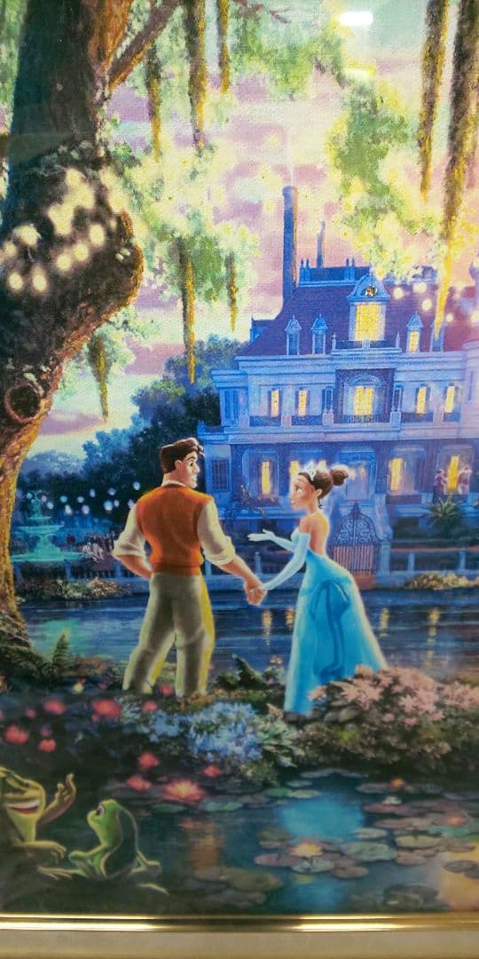 トーマス・キンケード 「プリンセスと魔法のキス」(L) スワロフスキー