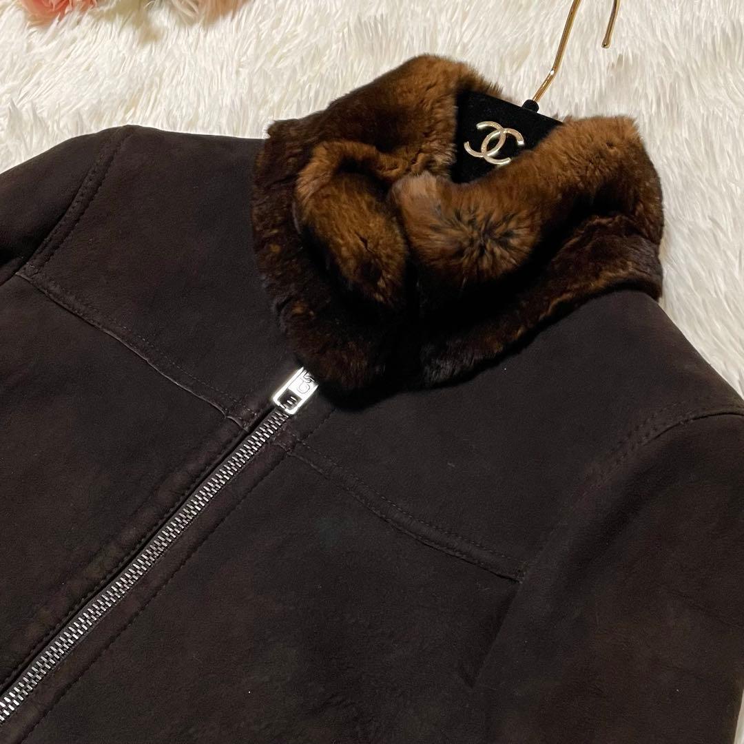 a*i様 《最高峰の絶品》Dolce & Gabbana ファー付きムートンジャ