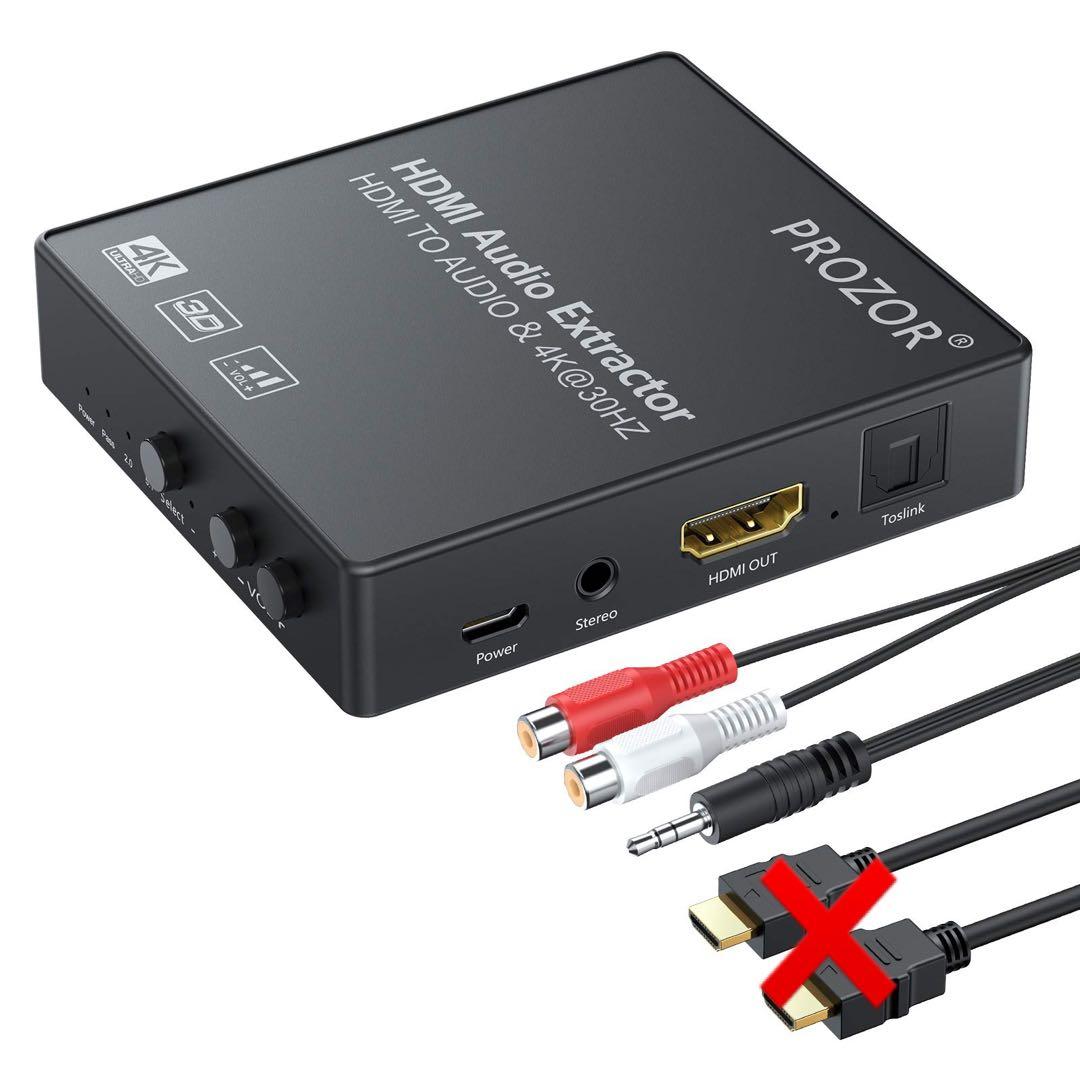 即購入OK⭕️PROZOR HDMIオーディオエクストラクター 71xpr8yEloL._AC_UF350,