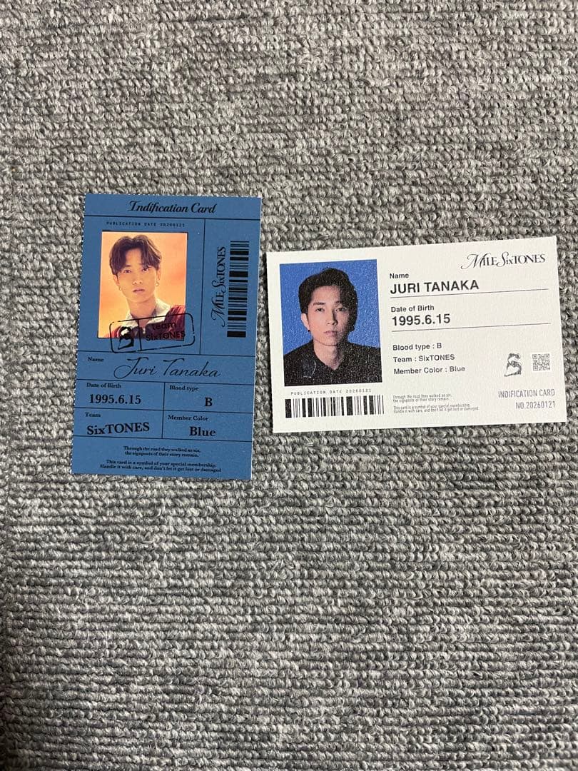 MILESixTONES 特典 IDカード 田中樹 - メルカリ