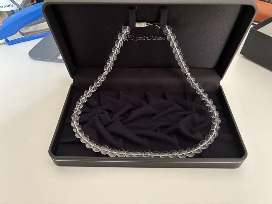 phiten ファイテン　水晶ネックレス Phiten（ファイテン） 水晶ネックレス 40cm(5mm玉)【公式