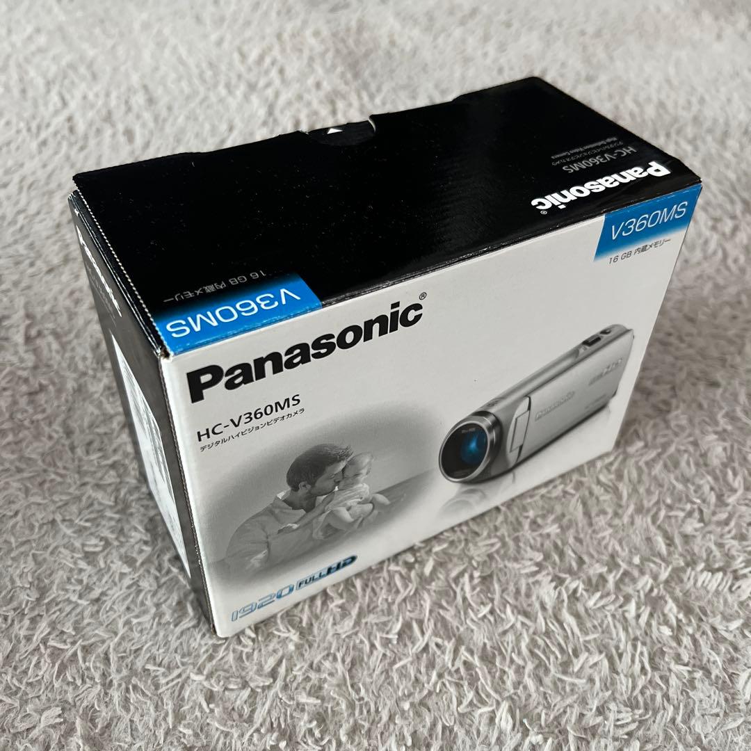 Panasonic HC-V360MS ビデオカメラ&付属品1式 Panasonic（パナソニック）HC-V360MS ビデオカメラ | カメラレンタルの