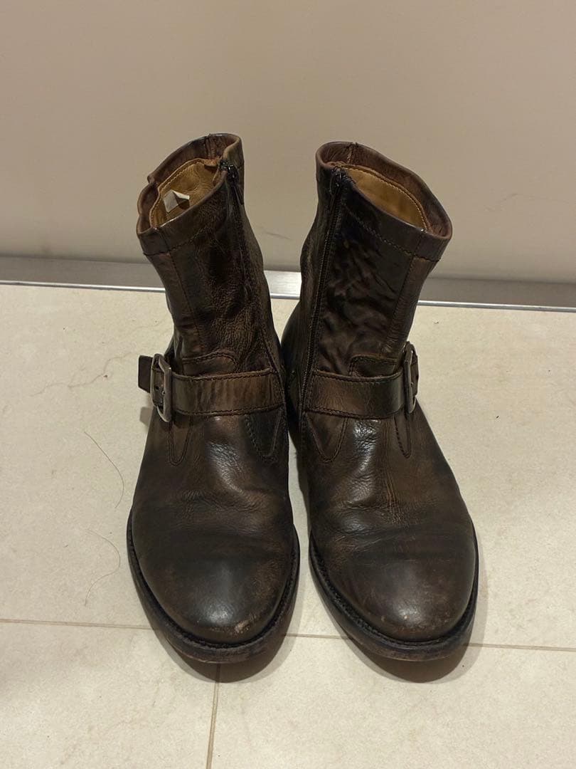 mau様専用 カヴァリーニ 本革 エンジニアブーツ - メルカリ