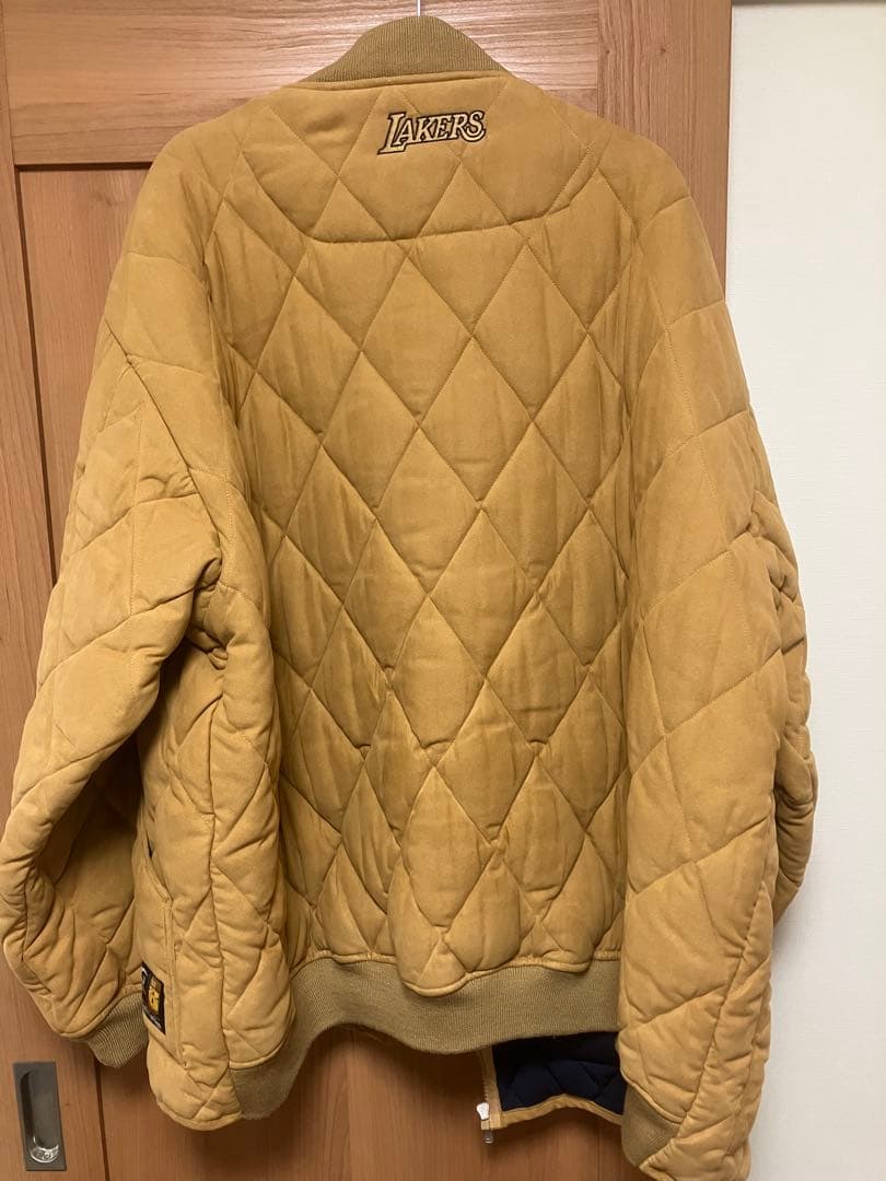 超希少】NBA レイカーズ 3XL 中綿キルティングジャケット - メルカリ