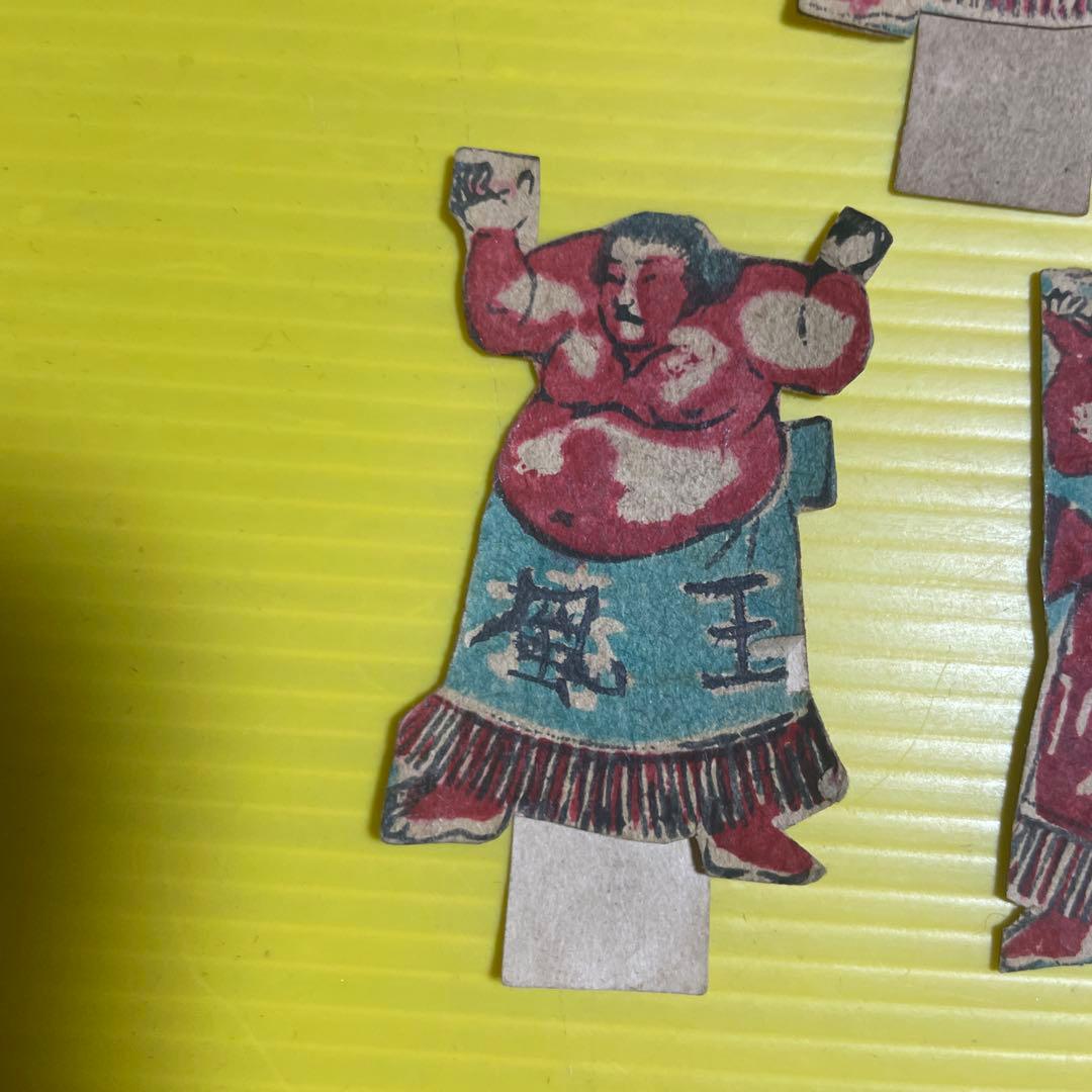 相撲 面子 人型面子 メンコ めんこ 5枚 - メルカリ