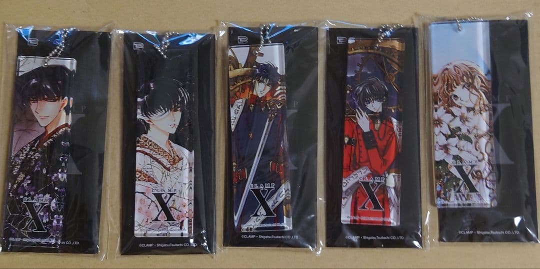 CLAMP X アクリルBC アクキー　神威　封真　昴流　星史郎　小鳥 5種 CLAMP「X」がプライズに、神威・封真・小鳥・星史郎・昴流の
