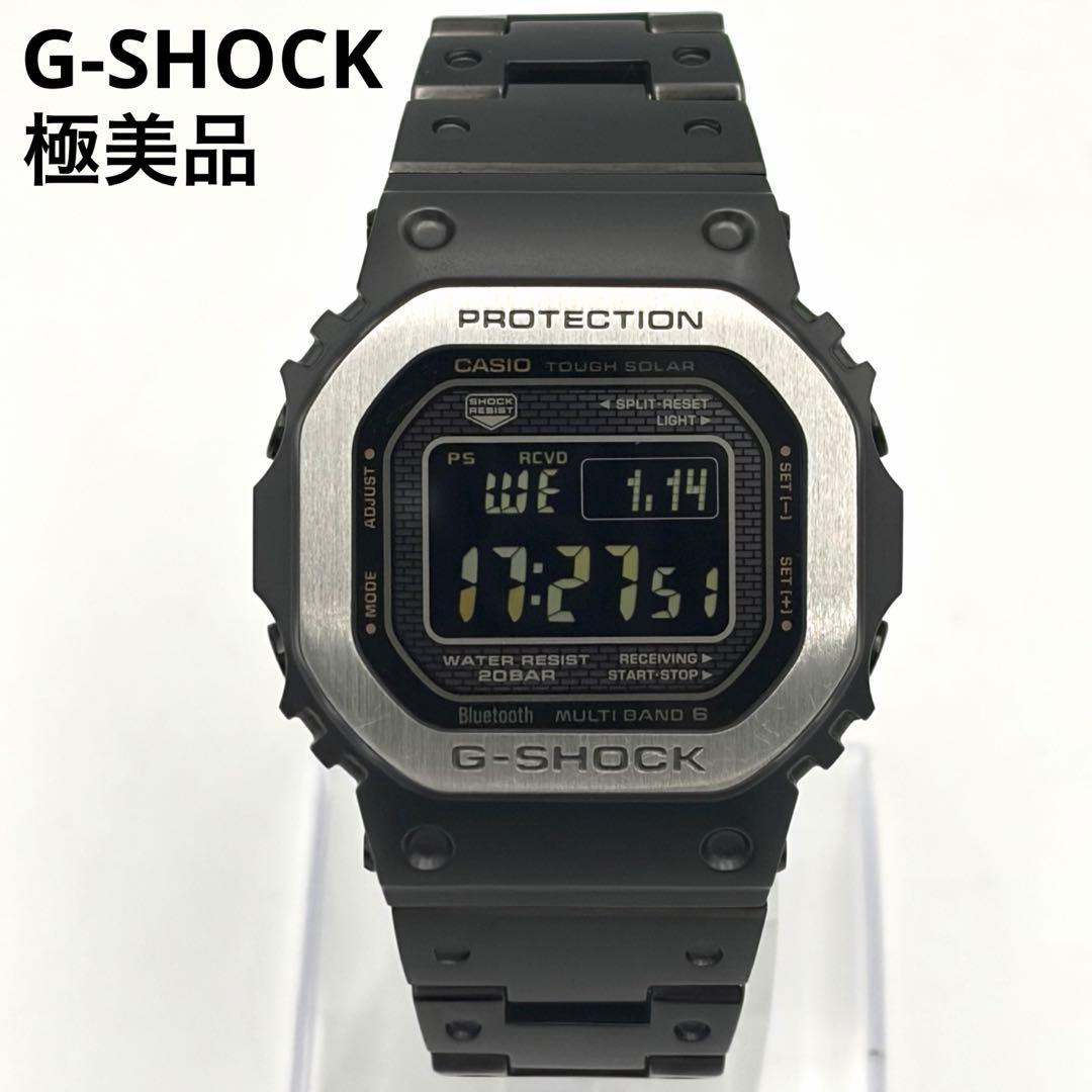 カシオ G-SHOCK 腕時計 GMW-B5000MB-1JF フルメタル 黒 GMW-B5000MB-1JF | CASIO