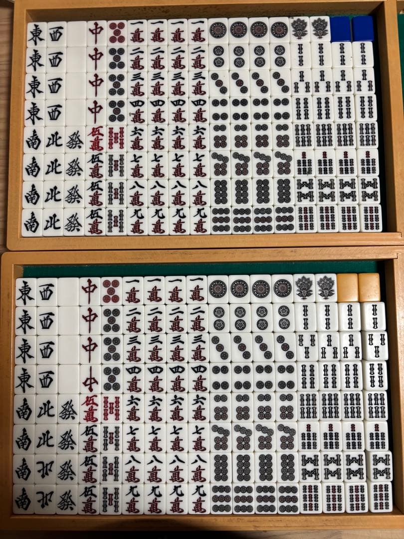 全自動麻雀卓　中古麻雀牌　青×茶のセット　（センチュリー） 楽天市場】麻雀牌 全自動麻雀卓【センチュリー】専用ドデカ牌 麻雀