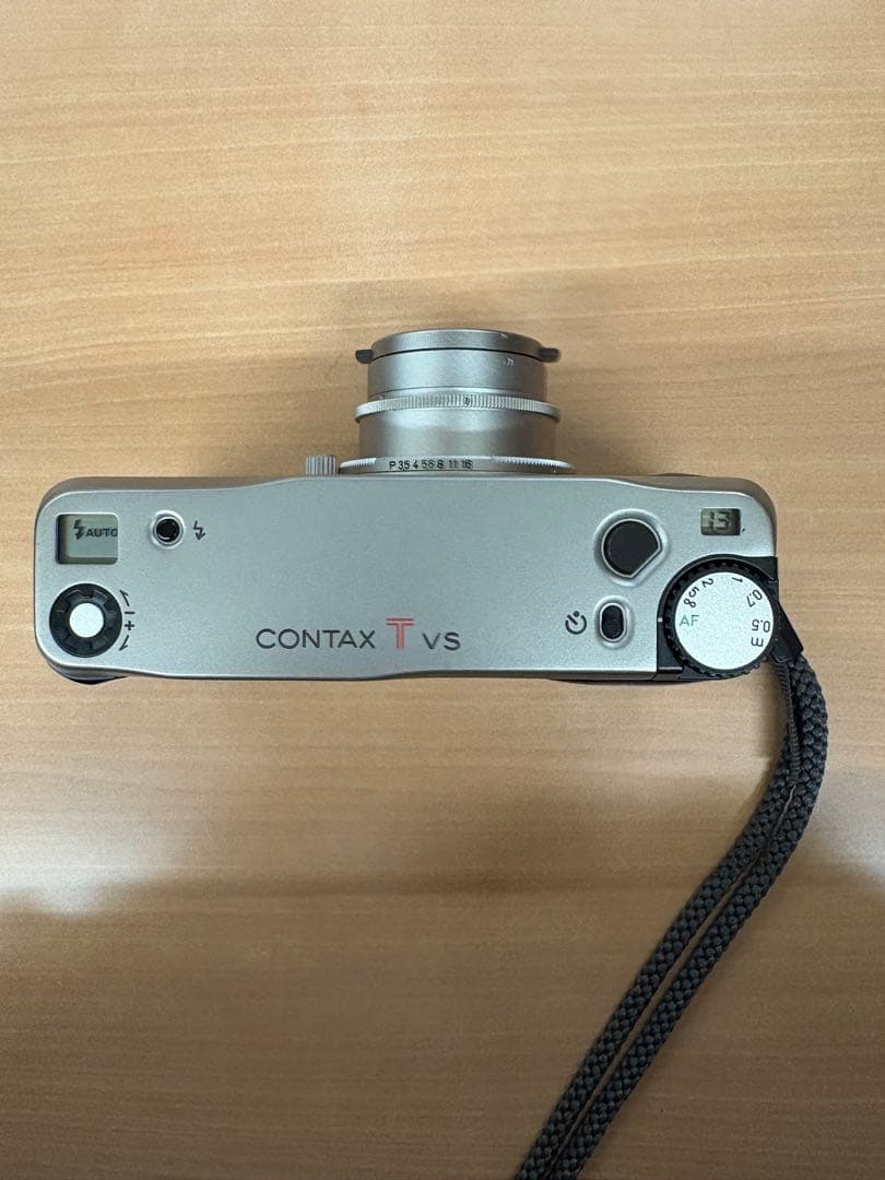 CONTAX T VS コンパクトカメラ シルバー 通電、シャッター巻き上げ確認