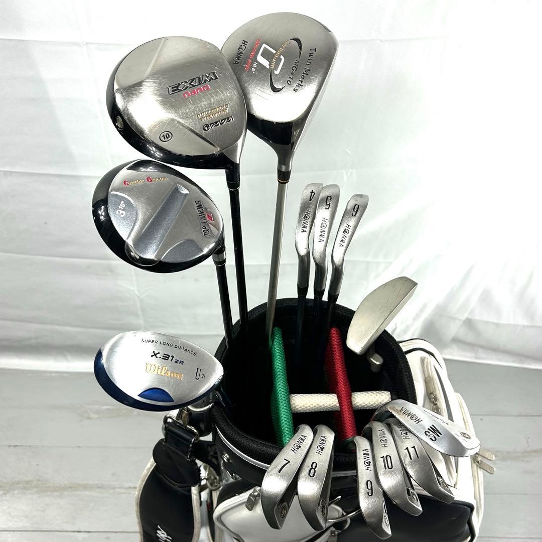 本格派 メンズゴルフクラブ 14本 フルセット ゴルフセット 豪華 お試し