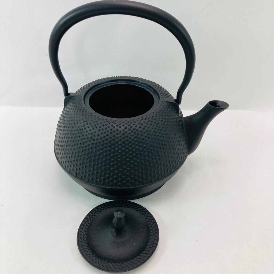 南部鉄器 鉄瓶 丸南部アラレ 1.2L 日本製 ガスIH対応 MT-214