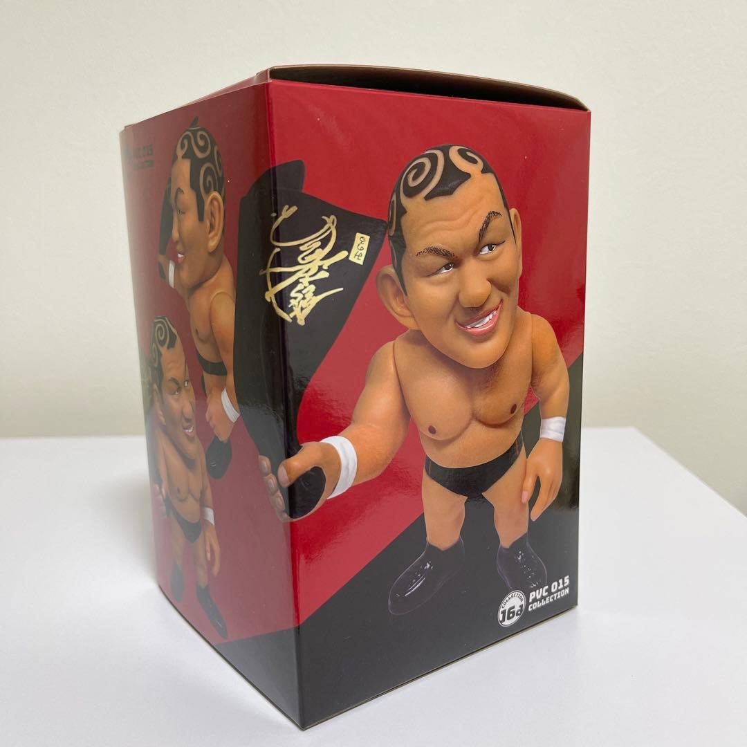 激レア】鈴木みのる ジュウロクホウイ 16d サイン入りソフビフィギュア