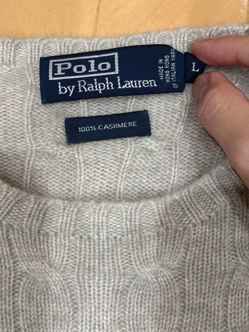 Polo by Ralph Lauren カシミヤケーブルニット ハルキ着用