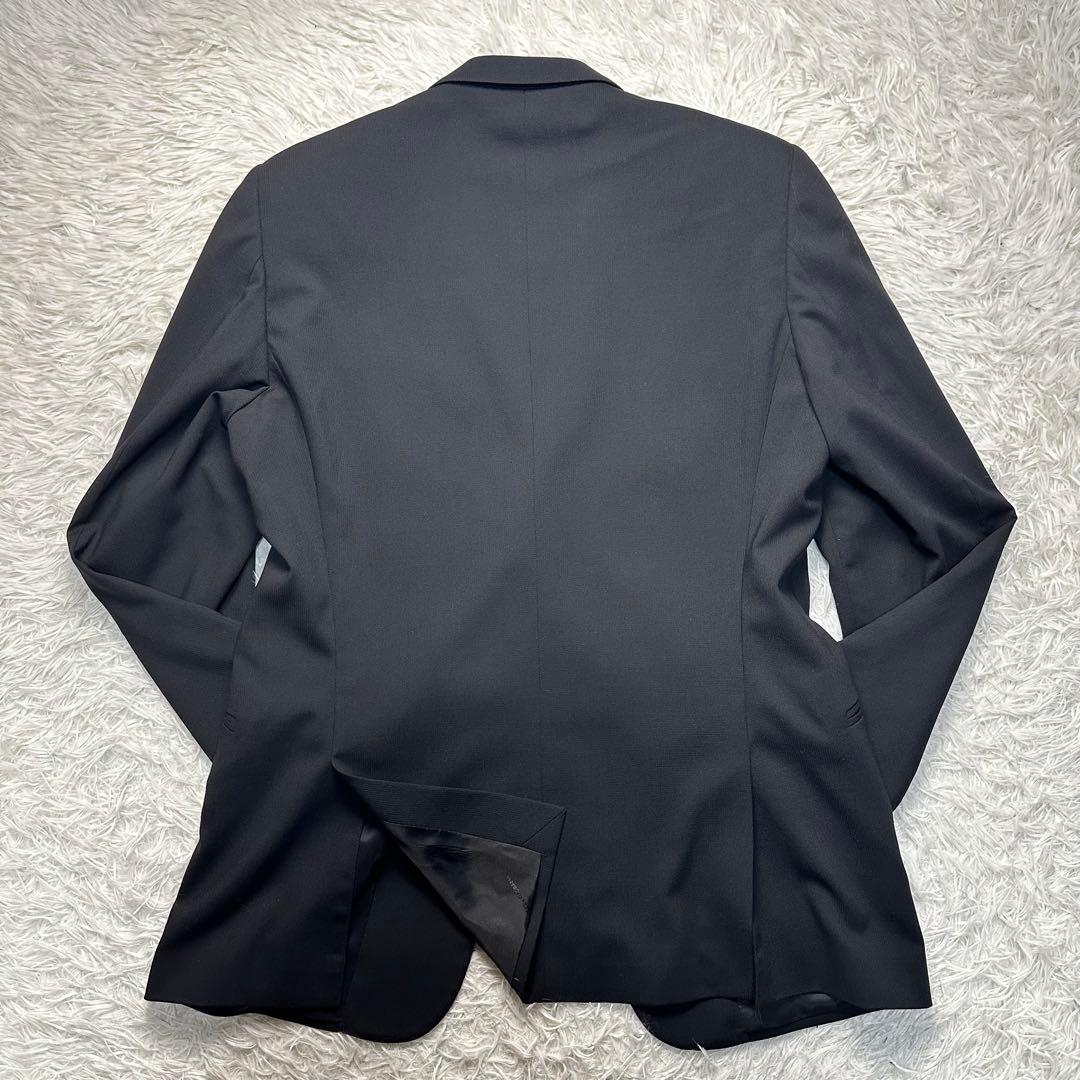 未使用級 ドルガバ セットアップ 裏地 ボタンロゴ有 大きめ 総裏 黒 50