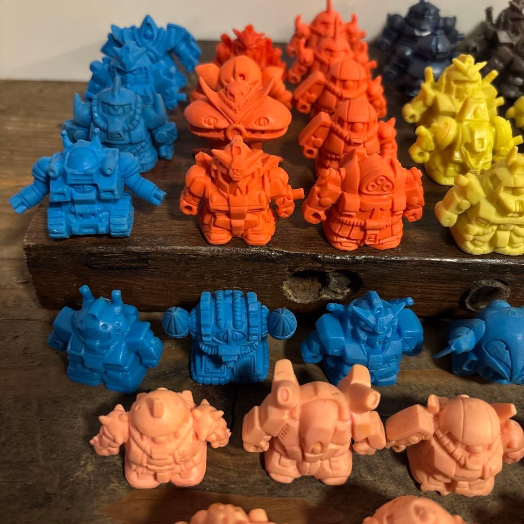 まとめ売り】ガン消し ガンダム 昭和 レトロ ガチャ レア 初期 パーツ