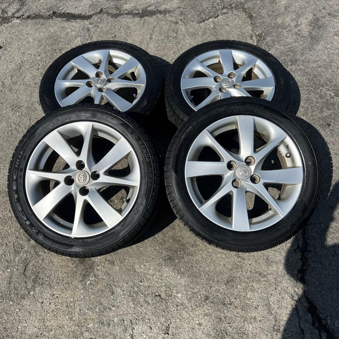 トヨタアクア純正 ホイールタイヤ 16インチスタッドレス - メルカリ