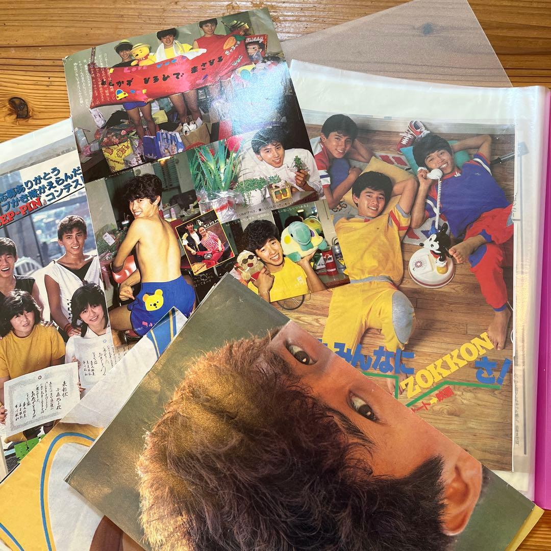 シブガキ隊 雑誌切り抜き 2冊 貴重セット 大量⑥➕ポスター付き - メルカリ