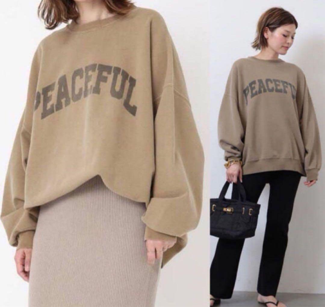 Deuxieme Classe PEACEFUL ロゴスウェット - メルカリ