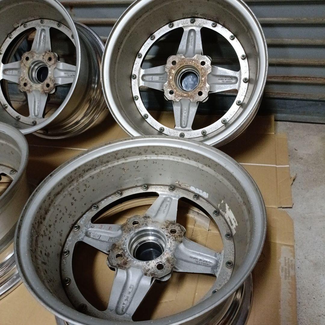 ワーク Equip エクイップ01 7.5j×15インチ 4本セットリペア済