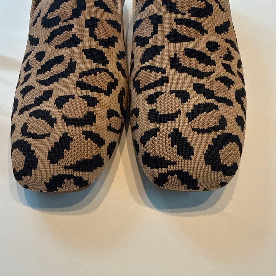 VIVAIA レオパード柄フラットシューズ 37.5 - メルカリ