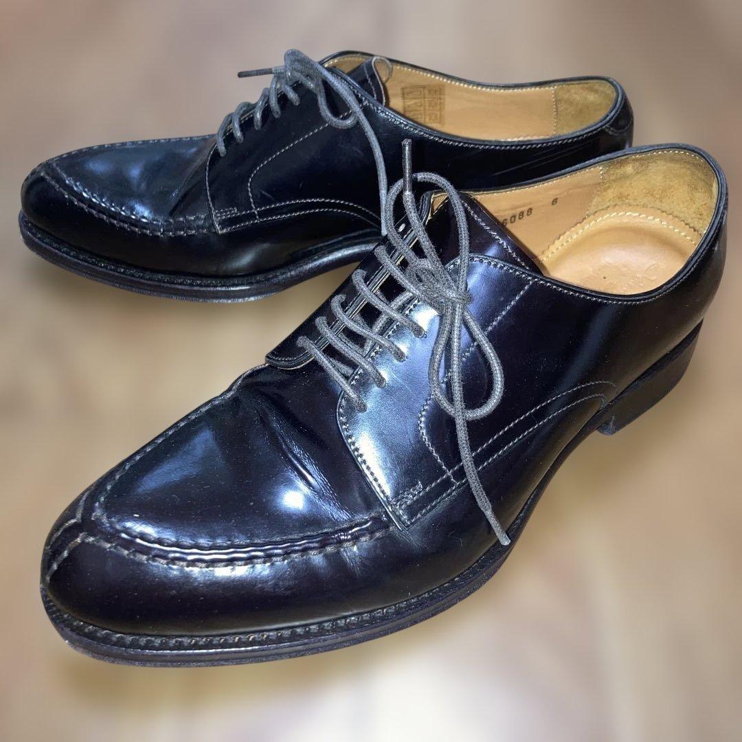 Jalan Sriwijaya（ジャランスリワヤ） Vチップ size6 Jalan Sriwijaya/Vチップレザーシューズ - T-bird