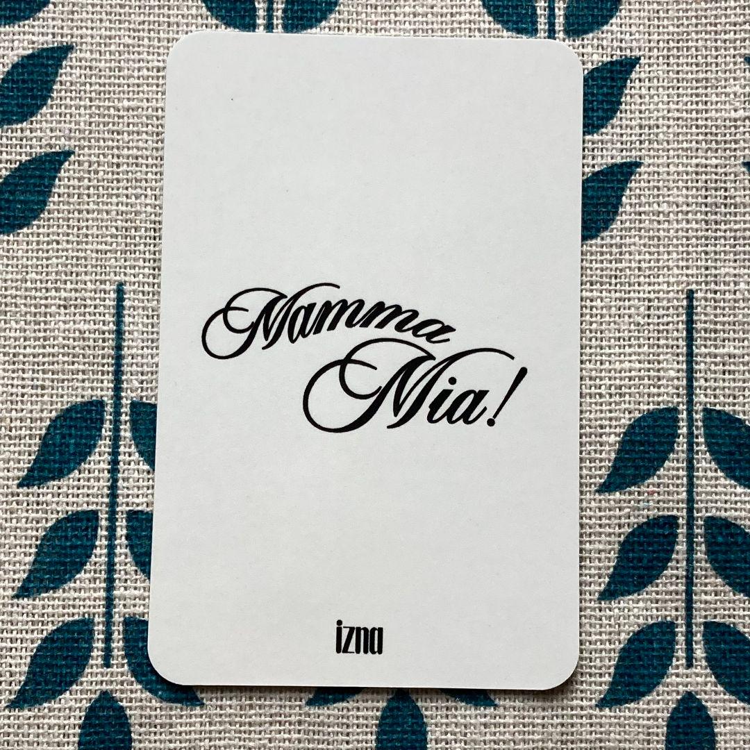 izna イズナ サラン Sarang Mamma Mia 3週目 トレカ - メルカリ