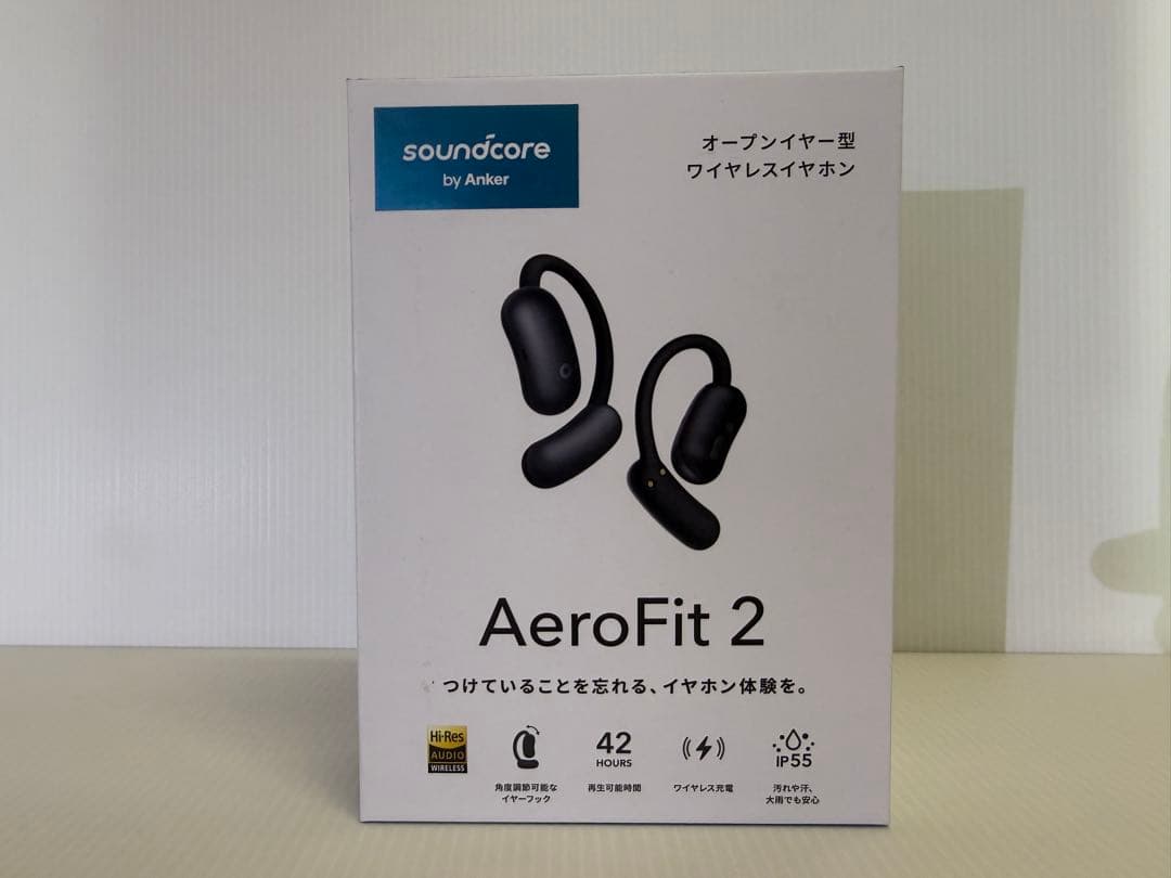 新品未開封　soundcore AeroFit 2 ワイヤレスイヤホン Amazon.co.jp: Anker Soundcore AeroFit 2 (Bluetooth 5.4)【オープン
