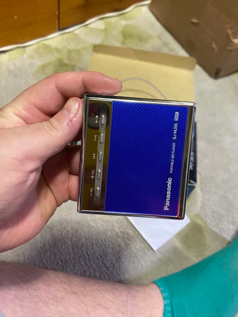 ポータブルプレーヤー Panasonic PORTABLE MD PLAYER SJ-MJ55 Panasonic SJ-MJ55 [MiniDisc Wiki]