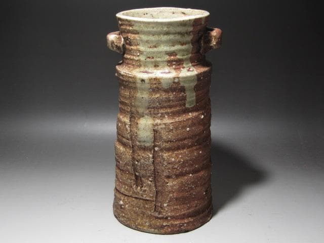 セール】☆ 本阿弥光甫（空中） 伊賀写花入 裏千家十代認徳斎の花押