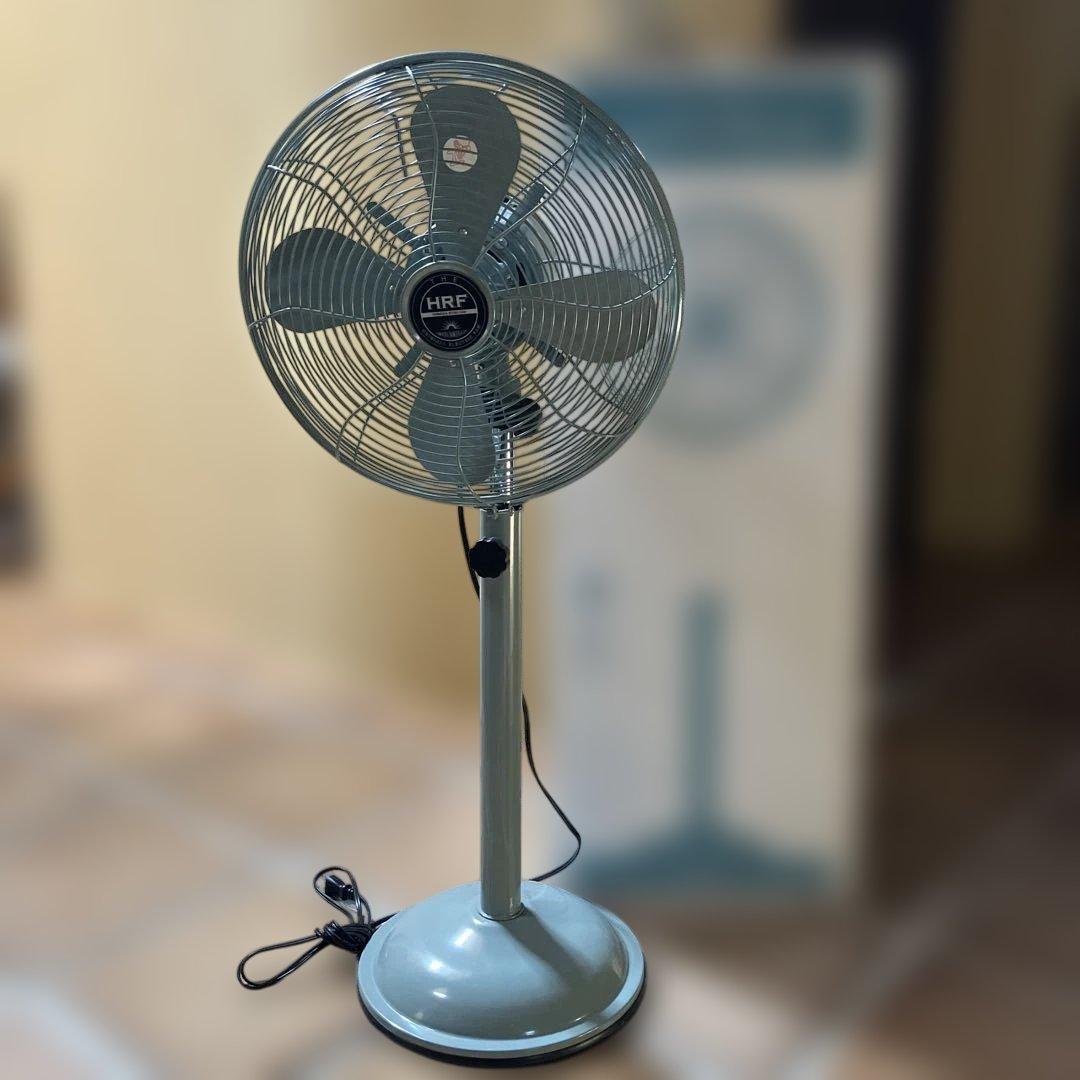 HERMOSA❤️レトロフロアファン 扇風機 アンティークブルー