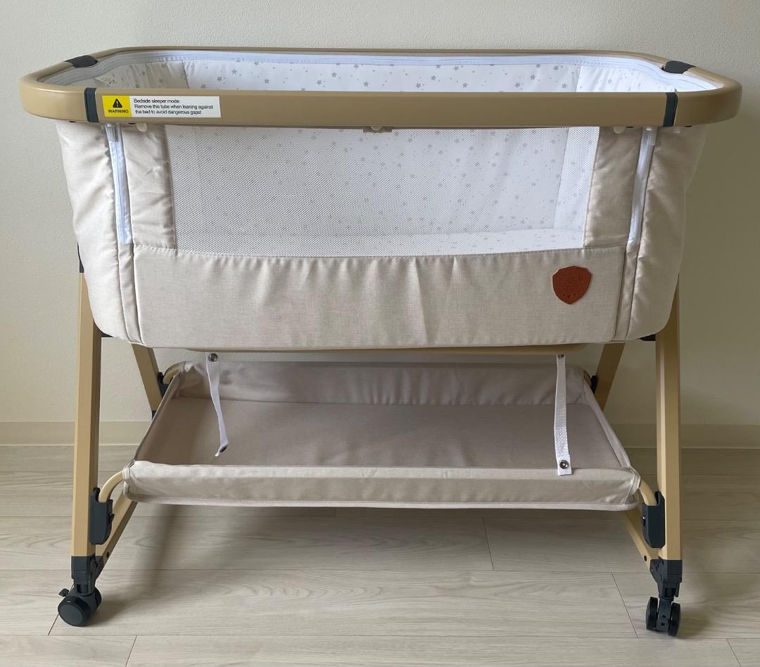sanae＊プロフ必読 ⭐︎HZDMJ ベビーベッド ベージュ HZDMJ 2024最新モデル 添い寝 ベビーベッド ミニ 持ち運び 折りたたみ