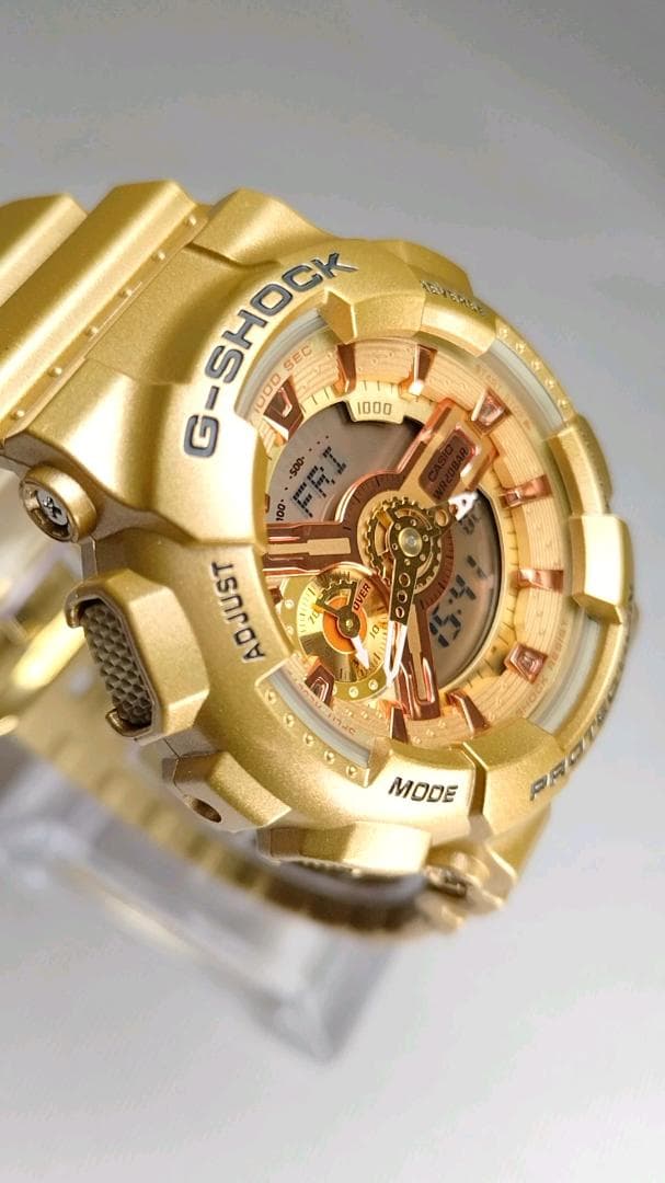 美品 CASIO G-SHOCK GMA-S110GD-4A2 腕時計 ゴールド - メルカリ