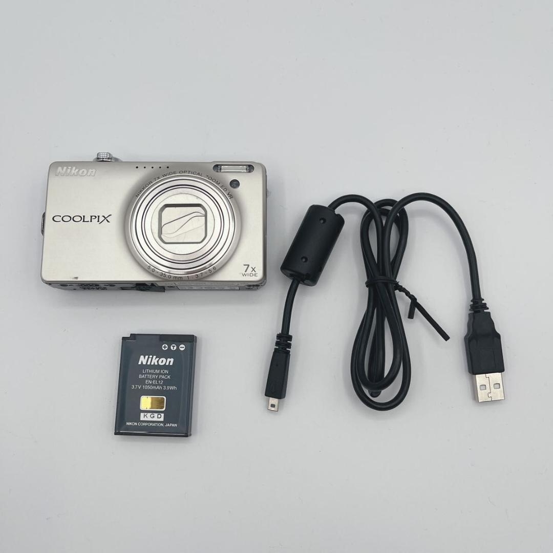 ジャンク Nikon COOLPIX S6000 シルバー 7倍光学ズーム - メルカリ