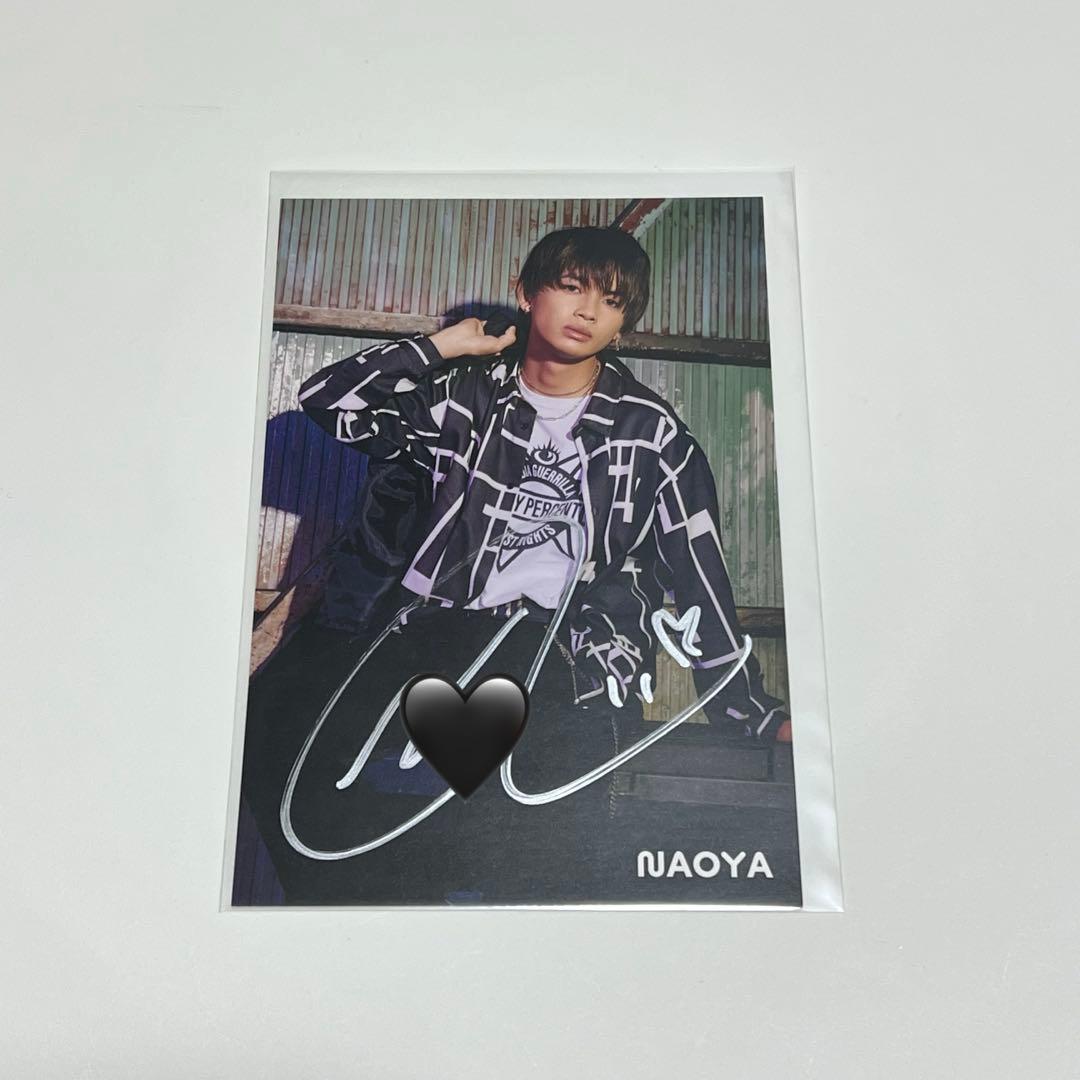 ONE N' ONLY ワンエン NAOYA 草川直弥 直筆サイン入ポストカード