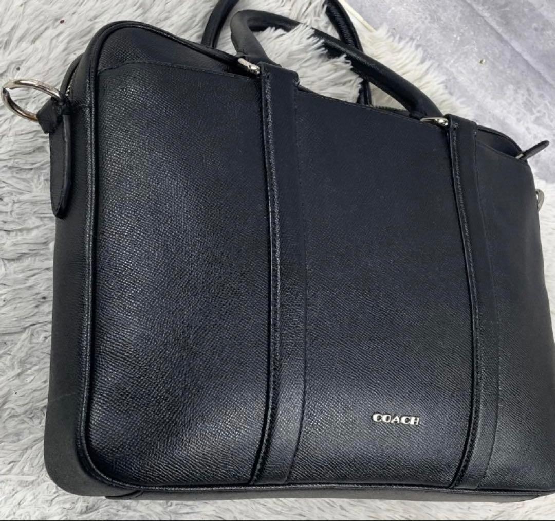 コーチ レザー A4 ビジネス 2WAY メトロポリタン ブラック 極美品 COACH コーチ メトロポリタン 2way トートバッグ ビジネス