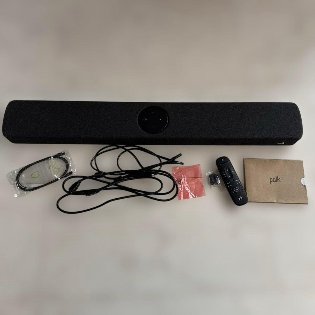 美品 Polk Audio REACT サウンドバー Alexa 搭載 React Sound Bar - Sound Bar with Alexa Voice Control Built-In