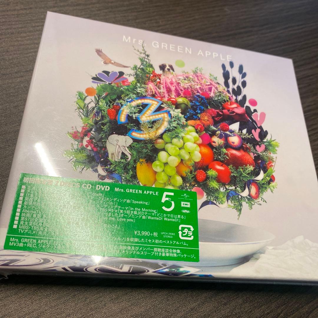 Mrs. GREEN APPLEの初のベストアルバム5 初回限定版 DVD付き - メルカリ