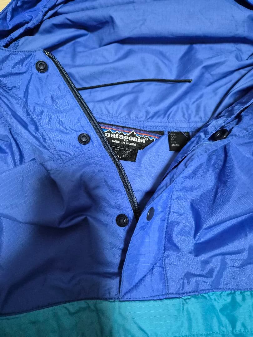 パタゴニア 三角タグ ナイロンアノラック M 80s ヴィンテージ 青