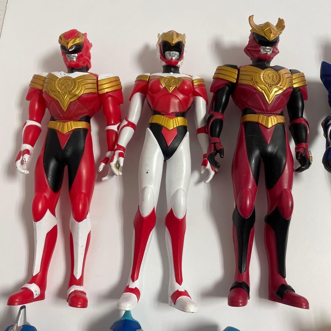 KONAMIコナミ超星神グランセイザー ソフビ人形12体セット - メルカリ