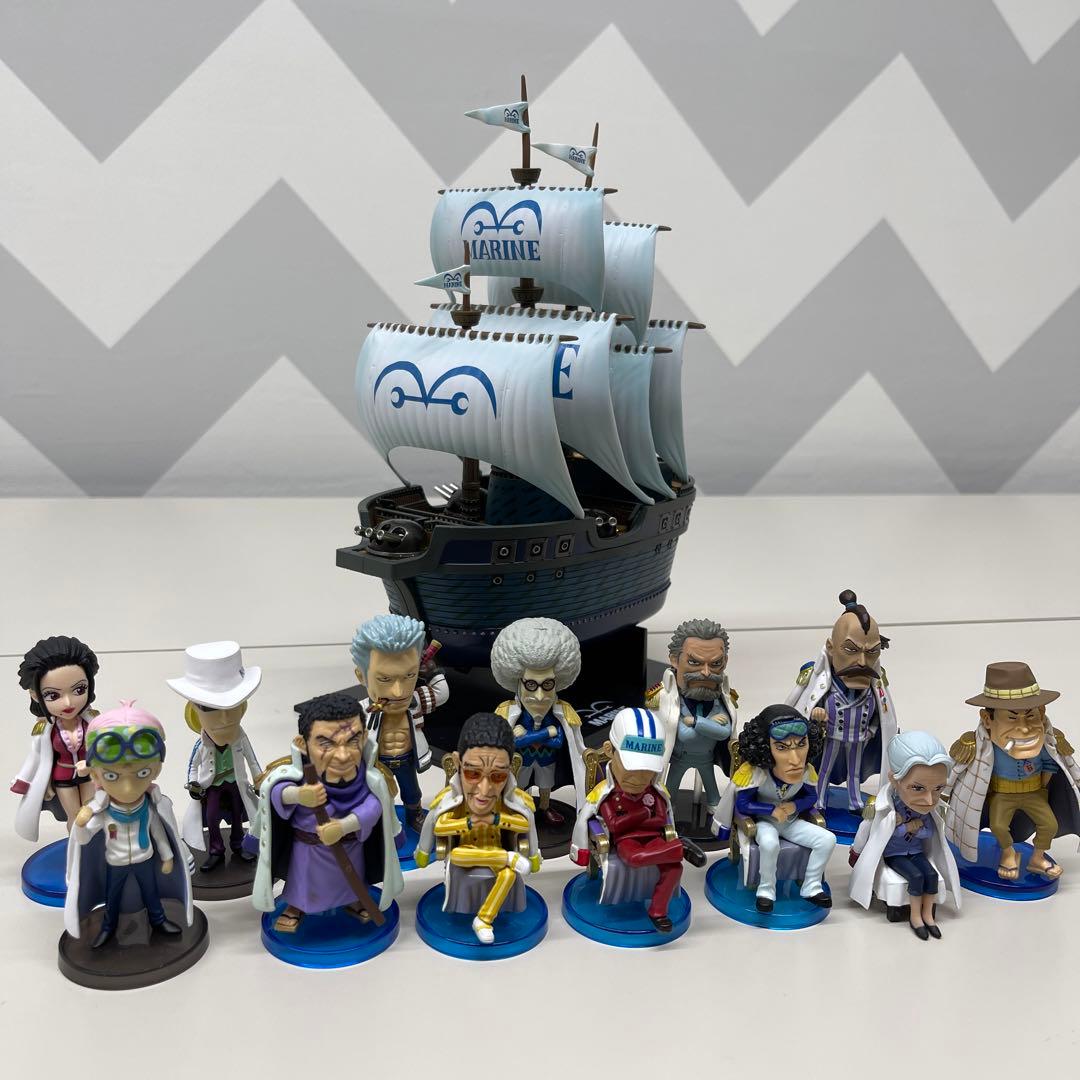 ワンピース 海軍 ワーコレ 海軍船 大将 赤犬 青雉 黄猿 センゴク 藤虎