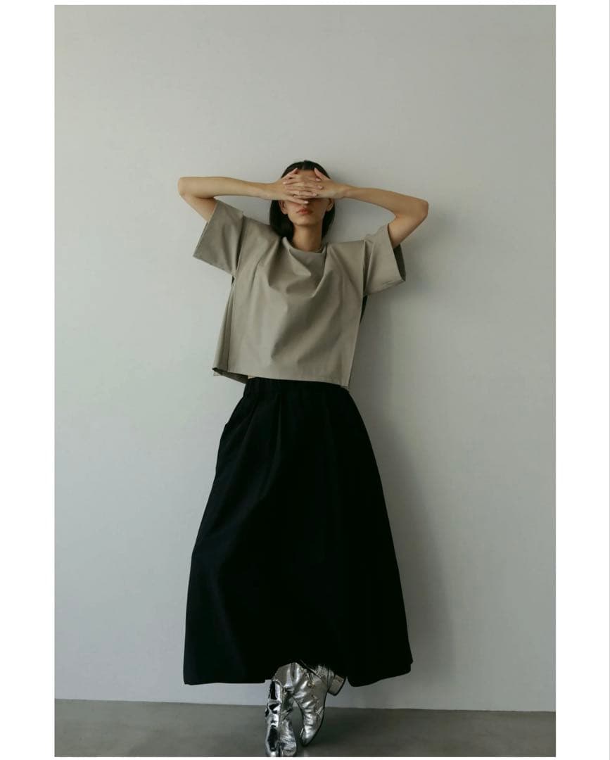 lohen ハイカウントグログランスカートパンツ ローヘン - メルカリ