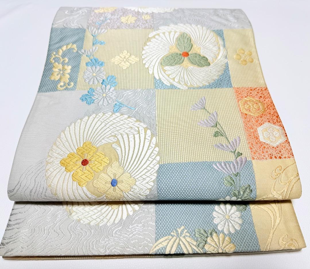 高級 袋帯 正絹 六通柄 唐織 美しいキモノ掲載品 訪問着 色無地 約50万