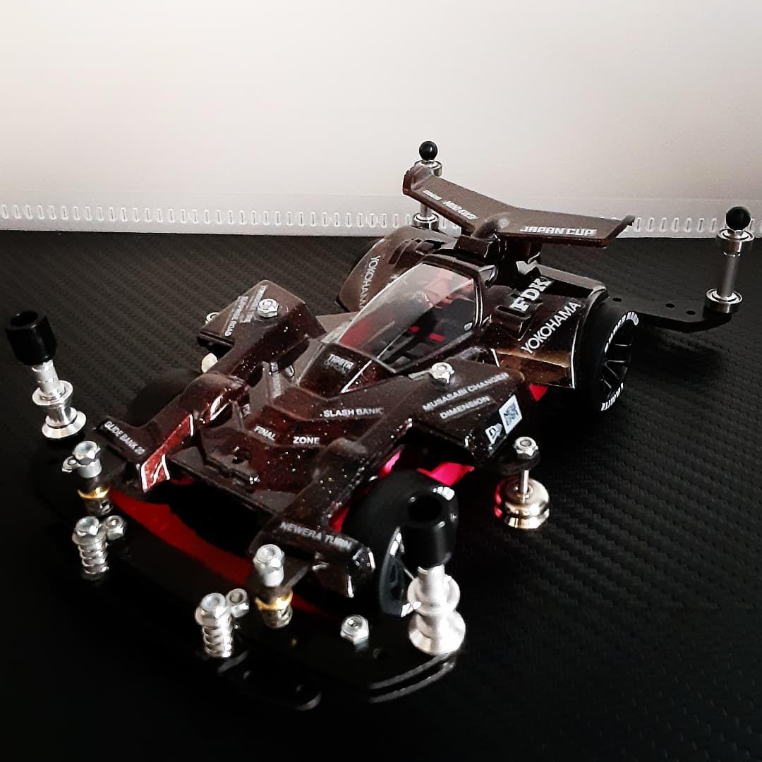 ミニ四駆 完成品 ネオトライダガーZMC MSフレキ 提灯 AT フルカスタム