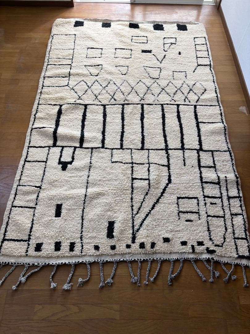 モロッコ製　ベニワレン　ラグ 楽天市場】ラグマット ベニワレン モロッカン モロッコ インド ウール