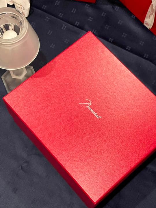 ウッチィ様専用) フロストホワイト バカラ キャンドルスタンド アワ