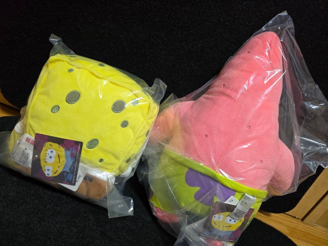 スポンジ・ボブとパトリック ぬいぐるみセット ユニクロ - メルカリ