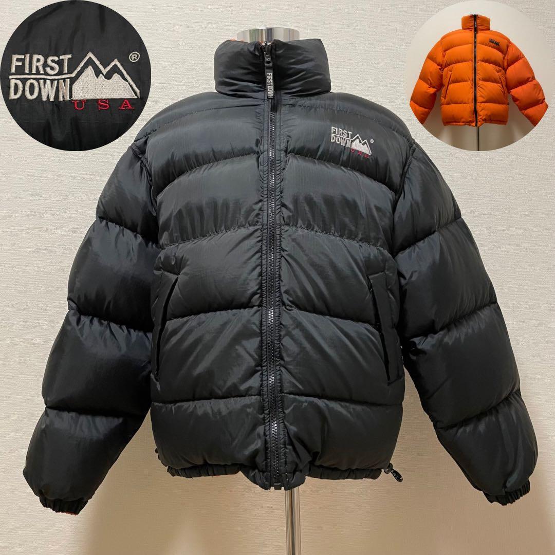 ファーストダウン ダウンジャケット リバーシブル 90s 肉厚 大きい