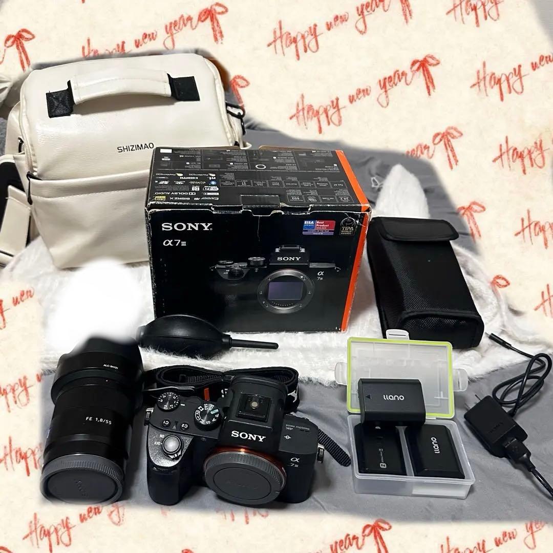 【最終値下 】SONYα7 IIIミラーレスカメラレンズ付きFE55F1.8ZA α7 III | デジタル一眼カメラα（アルファ） | ソニー