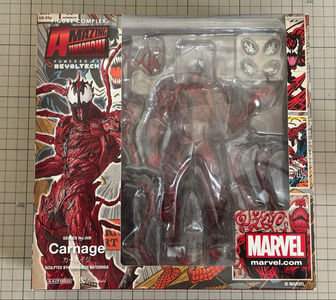 新品未開封　アメイジング・ヤマグチ 008 カーネイジ　リボルテック 海洋堂 アメイジング・ヤマグチ 008 カーネイジ｜アメイジング・ヤマグチ｜海洋堂