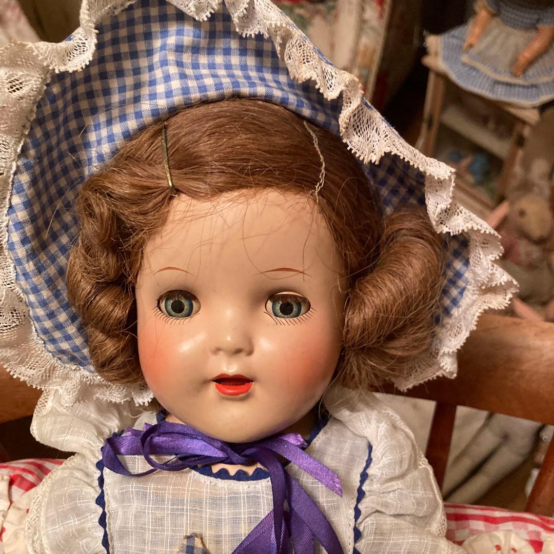 アンティークドール青と白のチェック柄 楽天市場】チェック・オン・チェック スカイブルーxホワイトシアン